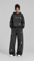 Cherry Blossom Damage Baggy Track Suit